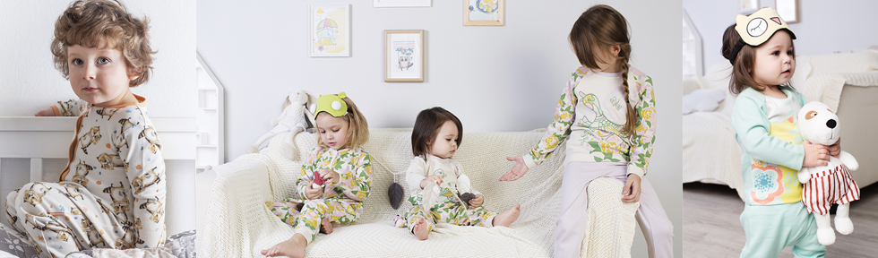 Новая коллекция одежды для малышей и пижамы