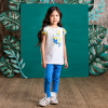 Мини изображение Комплект (футболка, брюки) для девочки, артикул: 131-005-01, фото 1