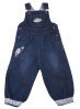 Мини изображение Полукомбинезон джинсовый для девочки, артикул: 041-027-09, фото 1